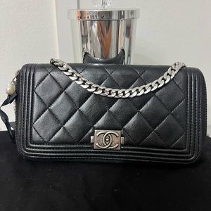 Chanel BOY LEATHER WALLET